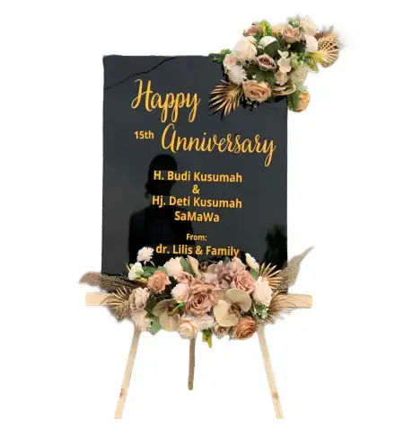 Papan Bunga Akrilik Menuran